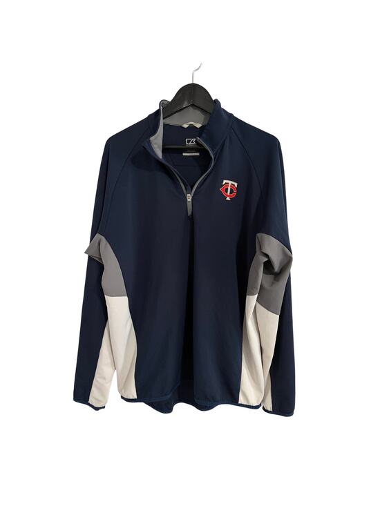 Cutter & Buck Other - Minnesota Twins Blue 1/4-Zip Pullover Size Large